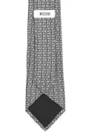 hodvábny kravata Moschino 	sivá	